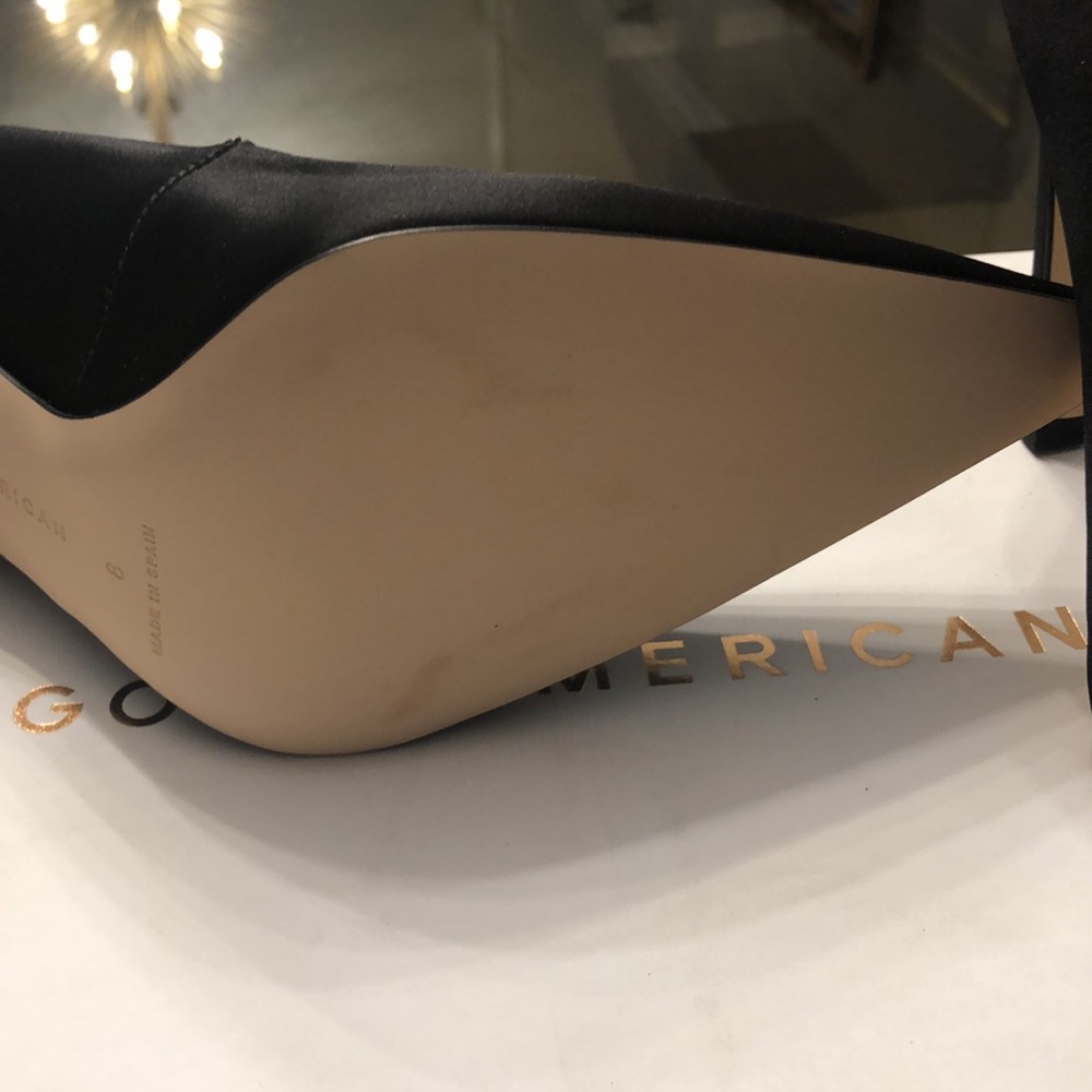 Good American satin evening pumps NWT - Picture 3 of 4